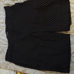 Coral Bay Black Polka Dot Gold shorts sz 16 NWT